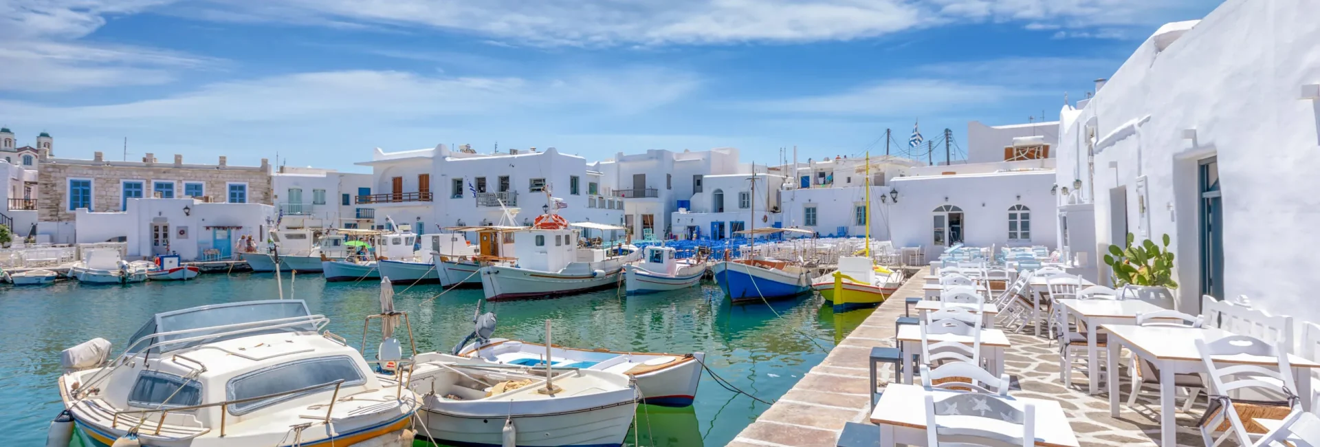Bars,And,Restaurants,At,The,Traditional,Greek,Fishing,Village,Of